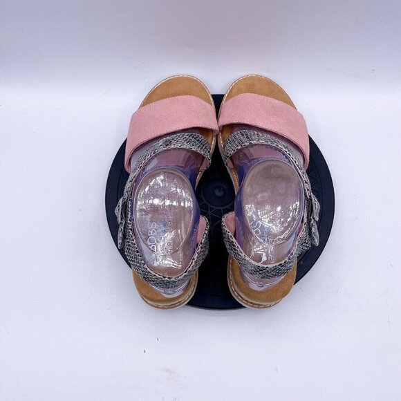 SKECHERS DESERT KISS CACTUS ROSE Womens Sandals Pink & Grey Size 8.5 - Picture 9 of 10